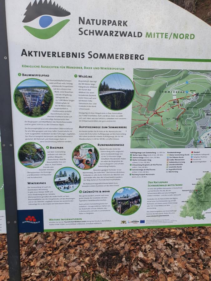Ferienwohnung Nina direkt in Zentrum Bad Wildbad Exterior foto